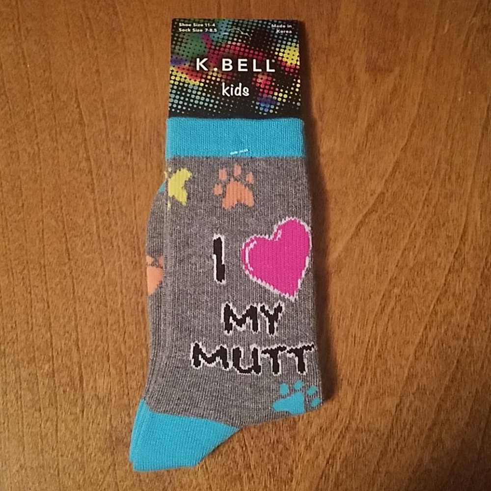 I Heart My Mutt Socks / Kids